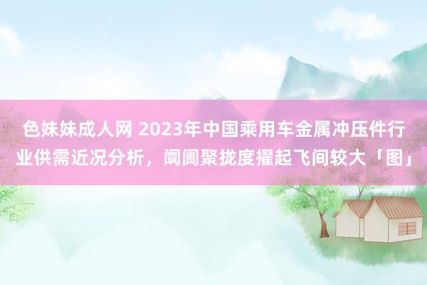 色妹妹成人网 2023年中国乘用车金属冲压件行业供需近况分析，阛阓聚拢度擢起飞间较大「图」